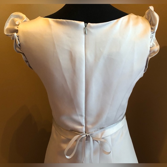 NWT - Vera Wang Formal Dress in Silver - Picture 7 of 9